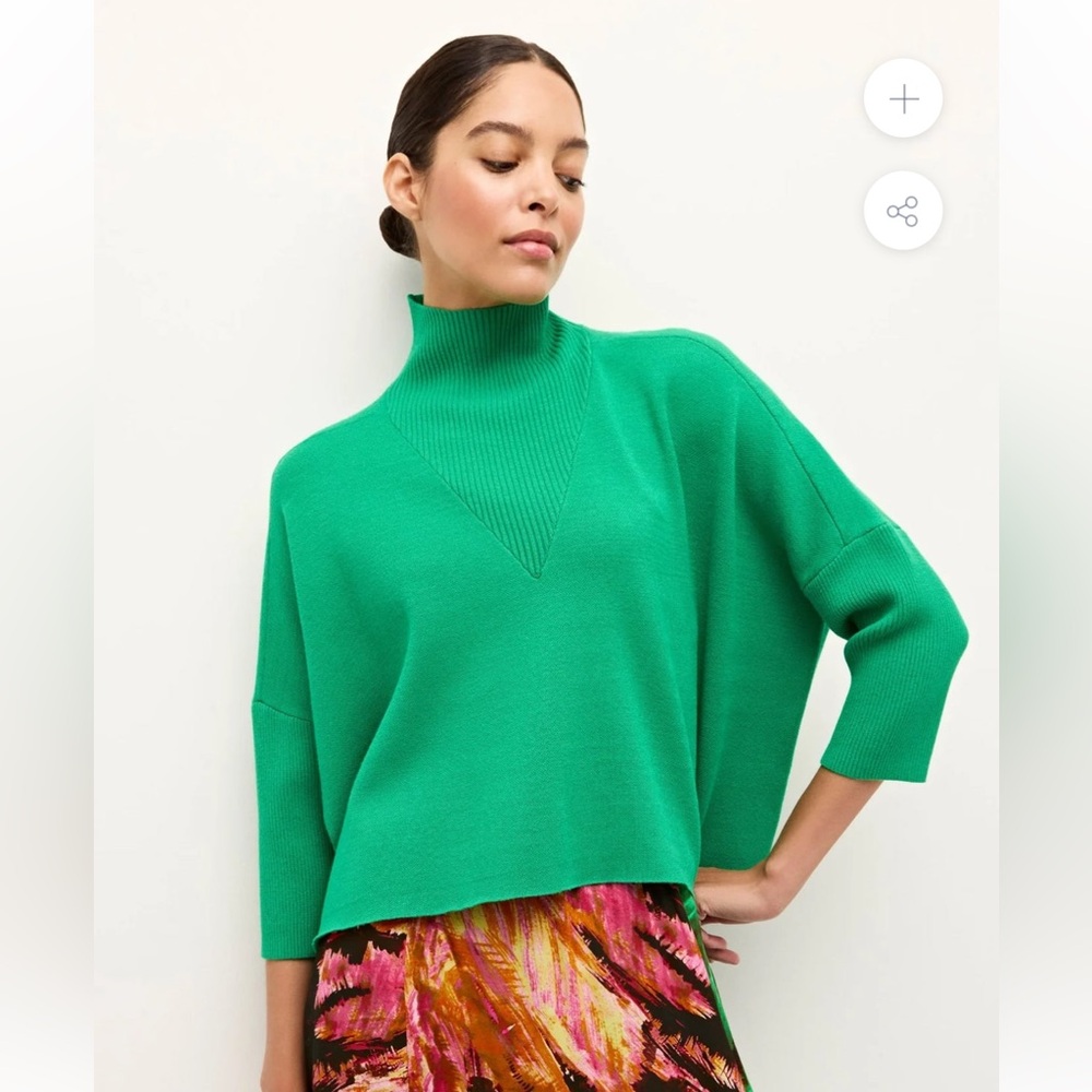 Marie Oliver Claudie Popover, cropped sweater, S